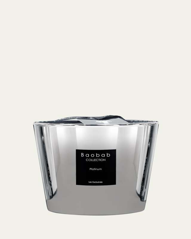 Platinum Scented Candle, 3.9"